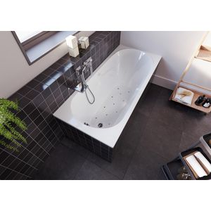 Whirlpool Future Rihopool 180x80cm systeem AIR links hoogglans wit