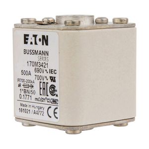 Zekering h. snelheid 500A AC 690V 200kA compact 1 45x VVE=6