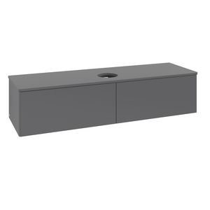 Wastafelonderkast Antao 1600x360x500mm Antr. Matt Lacquer K36010GK