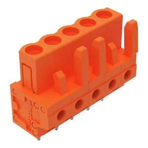 THT FE steker RE raster 5,08mm oranje 232-165 VVE=100
