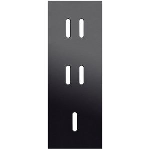 Afdekplaat 3-voud vertic. 71mm centerafst 224-56954