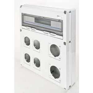 Q-DIN 20 MODULE-2 FLENZEN IEC 309 63 A + 4 FLENZEN IEC 309