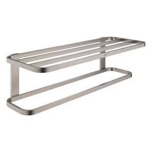 Selection multi-handdoekrek 41066AL0 hard graphite geborsteld (mat donker grijs)
