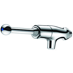 Wastafel muurkraan M1/2" met hendel zelfsluitend 7 sec