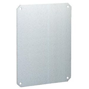 Montageplaat voor PLS kast 180x270mm Metaal