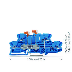 2etage dubbele scheidingsklem 2 draaib.mes 2002-2959 VVE=50