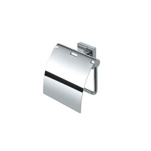 Closetrolhouder chroom met klep NELIO
