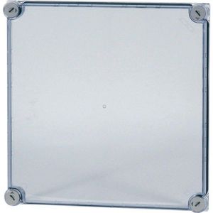 Deksel CI HxBxD=375x375x25mm transparant