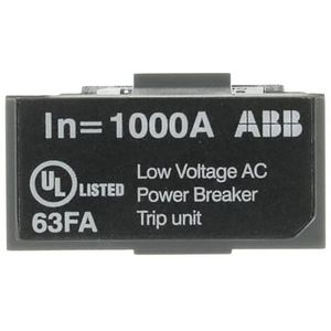 Rating plug 1000 E1.2-E6.2 zwart