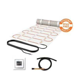 Vloerverwarmingsset 150W/m2, PFAS vrij, incl. eTOUCH PRO 1.0