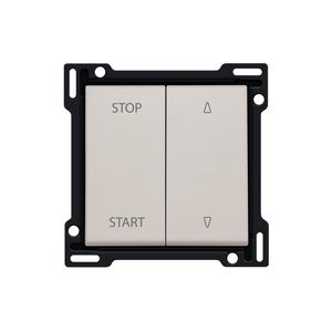 Afwerkingsset voor elektrisch gescheiden rolluikschakelaar light grey