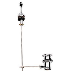 Trekwaste afvoer + trekstang 1.1/4" chroom