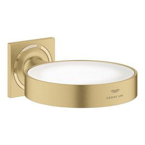 Allure houder (voor zeepschaal/haardroger inzet) 40963GN1 cool sunrise geborsteld (mat goudkleurig) (Spa colors coll.)