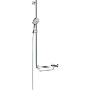 Raind. Select S120 glijstangset 1100mm chroom LI met handd/plan.