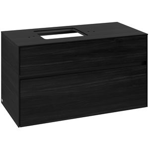 Wastafelonderkast Collaro 1000x548x500mm Black Oak C126B0AB