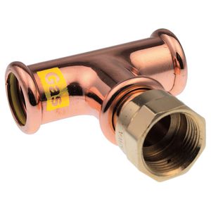 T-koppeling verlopend XPress CU-G 22x1/2"bn.x22mm G6130G