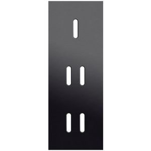 Afdekplaat 3-voud vertic. 71mm centerafst 224-56953