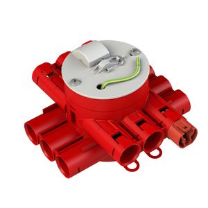 Stekerbare centraaldoos CW75-R0-brandwerend