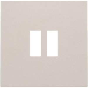 Afwerkingsset dubbele USB-A-lader light grey