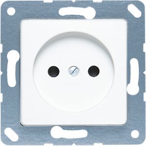 Wandcontactdoos 50x50 alpin wit VVE=10