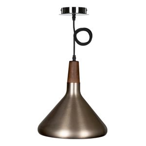Pendel hanglamp Paris M E27 champagne Alu L=1.5m.