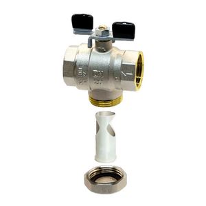 Pro Kogelafsluiter met filter 1" vlinder