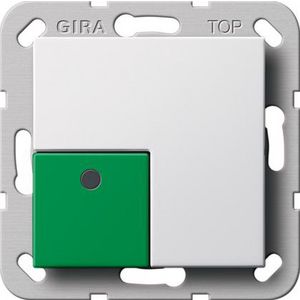 Uitsch.knop System 55 zuiver wit