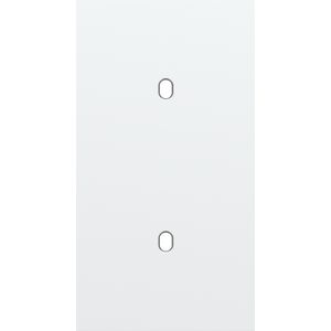 Tweevoudige afdekpl. verticaal 71mm centerafstand twee enkel