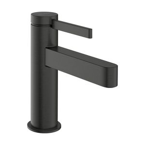 Finoris fonteinkraan 100 rechte greep Brushed Black Chrome