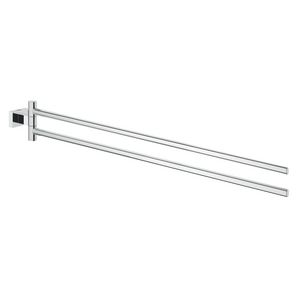 Essentials cube handdoekhouder chroom 2-lids 40624001