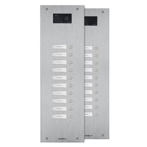 SteelSwitch RVS deurbelpaneel met 10 drukknoppen