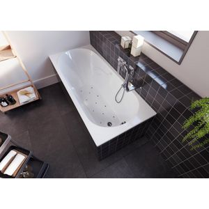 Whirlpool Future Rihopool 180x80cm systeem AIR rechts hoogglans wit