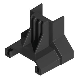 Eindkap met eindklemsteun Staaldak Zwart ClickFit Evo