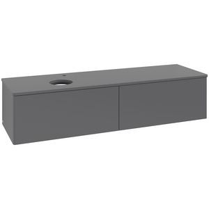 Wastafelonderkast Antao 1600x360x500mm Antr. Matt Lacquer K37050GK