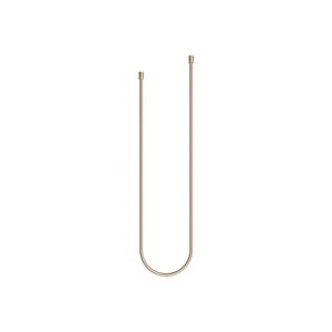 Metalen doucheslang 1/2"x1/2"x1750mm Champagne gebors.