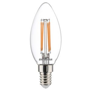 LED-lamp Toledo retro candle CL 470lm 827 E14 VVE=6