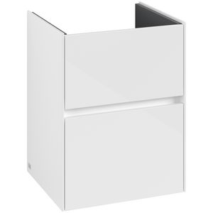 Wastafelonderkast Collaro 472x610x404mm Glossy White C14100DH