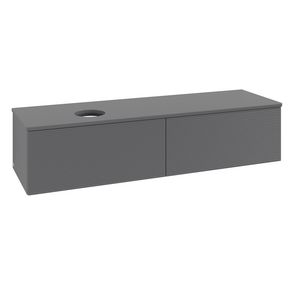 Wastafelonderkast Antao 1600x360x500mm Antr. Matt Lacquer K37110GK