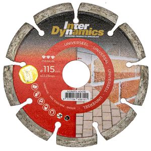 Universeel Premium diamantzaagblad 115mm asgat 22.23mm
