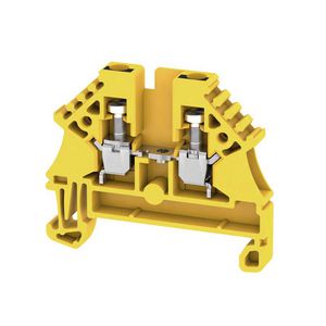Doorvoerklem zwart/geel 2.5mm² 2429780000 VVE=100
