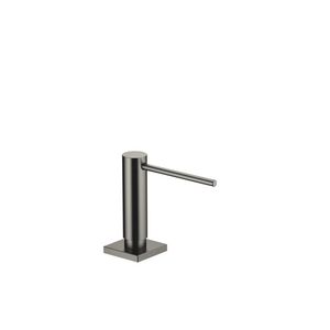 Overk. hoek Pompje met rozet Dark Platin