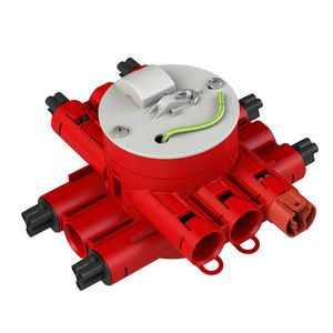 Stekerbare centraaldoos CW75-R6-brandwerend