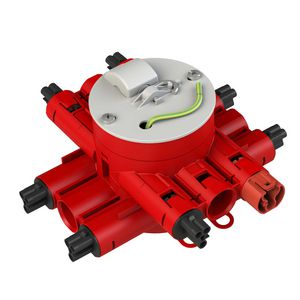 Stekerbare centraaldoos CW75-R7-brandwerend