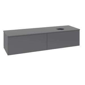 Wastafelonderkast Antao 1600x360x500mm Antr. Matt Lacquer K38010GK