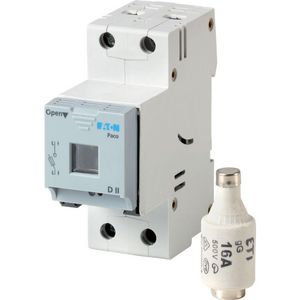 Paco patroonhouder DII 1P+N+patroon 16A