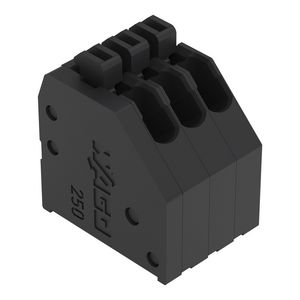 THR-printklem Drukknop 0,5mm² zwart 250-403/353-604 VVE=130