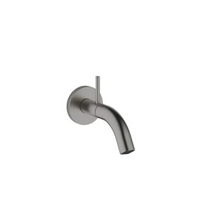 META Tapkraan koud water z.afvoer. Dark Platinum gebors.