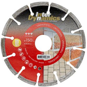 Universeel Premium diamantzaagblad 150mm asgat 30.0mm