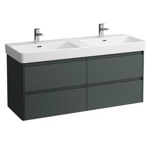 Vanity Unit 1270x445x515mm Traffic Grey H4113341082661