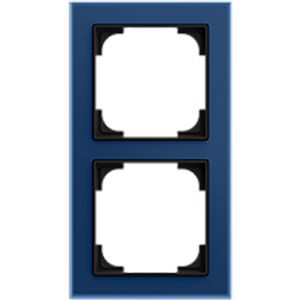 Afdekraam 2-voudig art-glas blauw